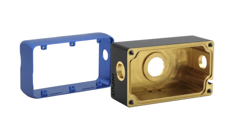 Colorful anodized aluminum CNC parts