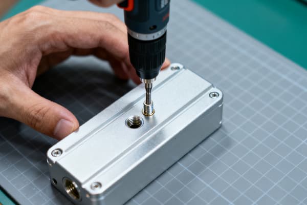 Mechanical assembly of CNC machined parts