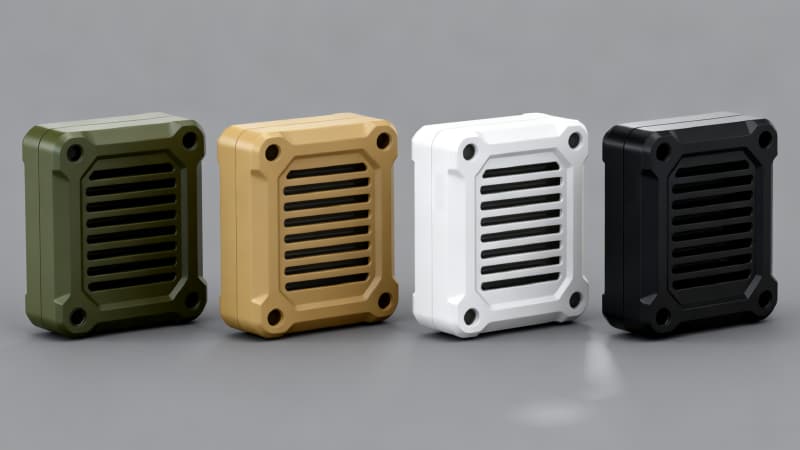 A sturdy metal frame with a smooth white powder coat finish